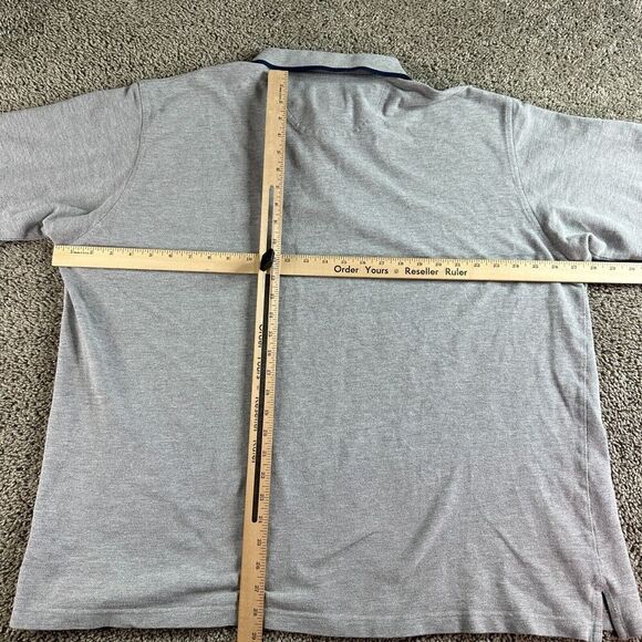 Jimmie Johnson NASCAR Shirt Mens 2XL Gray Yellow Chase Authentic Polo Casual - Picture 5 of 8